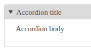 Accordion demo